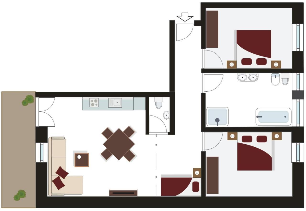 Tyrol Living & Cafe Nova Levante Exterior foto